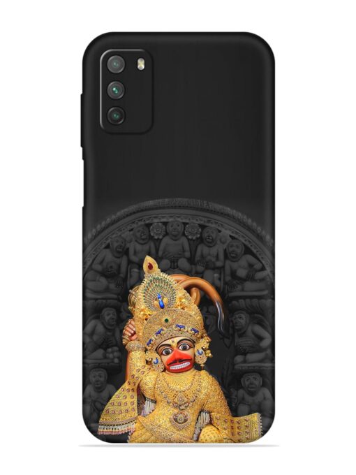 Indian Gold Hanuman Embossed Soft Silicone Case for Poco M3 Zapvi