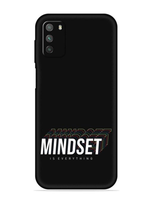 Mindset Everything Slogan Embossed Soft Silicone Case for Poco M3 Zapvi