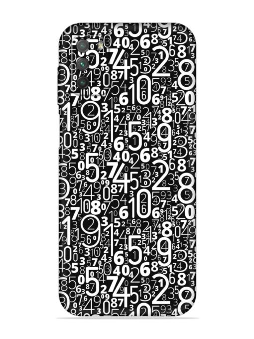 Many Numbers Different Embossed Soft Silicone Case for Poco M3 Zapvi