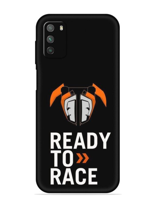 Ready To Race Embossed Soft Silicone Case for Poco M3 Zapvi