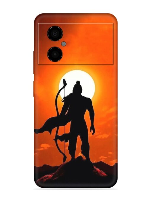 Shree Ram Embossed Soft Silicone Case for Poco M4 (5G) Zapvi