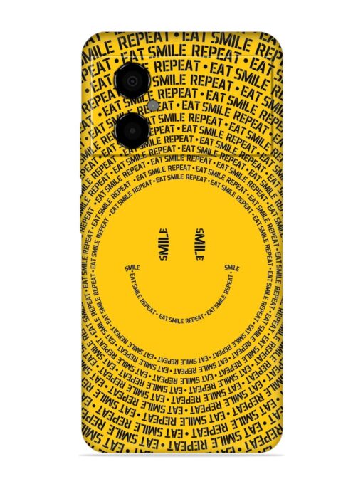 Smiley Embossed Soft Silicone Case for Poco M4 (5G) Zapvi