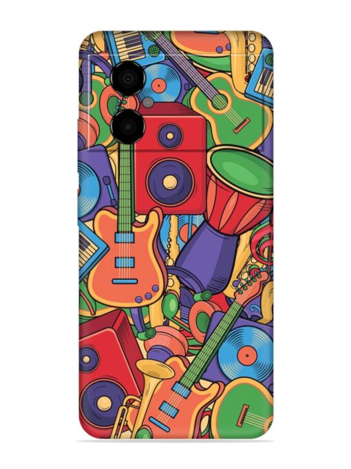 Colorful Music Art Embossed Soft Silicone Case for Poco M4 (5G) Zapvi