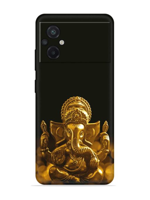 Lord Ganesha Indian Festival Embossed Soft Silicone Case for Poco M5 Zapvi