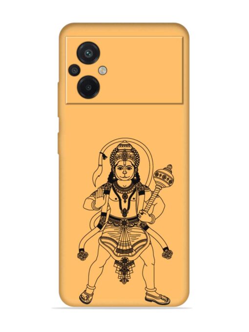 Indian God Hanuman Embossed Soft Silicone Case for Poco M5 Zapvi