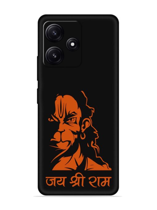 Angry Hanuman Embossed Soft Silicone Case for Poco M6 Pro (5G) Zapvi