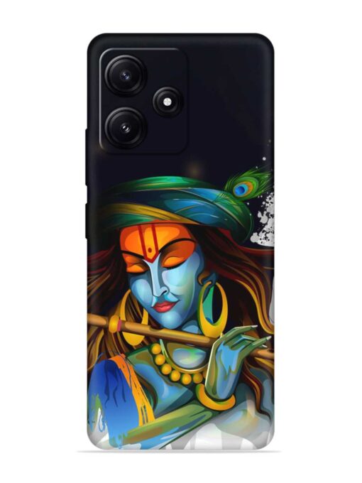 Krishna Art Embossed Soft Silicone Case for Poco M6 Pro (5G) Zapvi