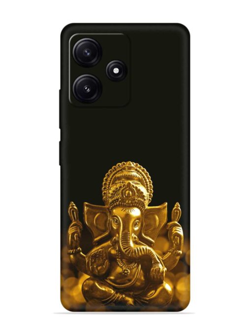 Lord Ganesha Indian Festival Embossed Soft Silicone Case for Poco M6 Pro (5G) Zapvi