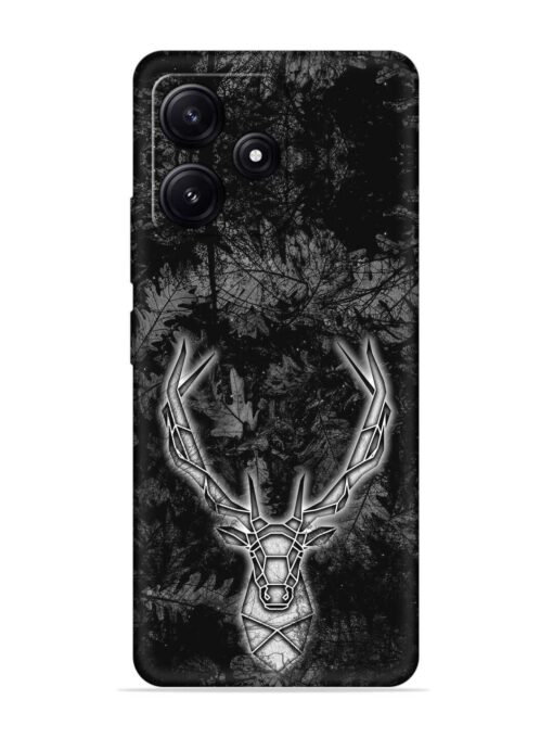 Ancient Deer Embossed Soft Silicone Case for Poco M6 Pro (5G) Zapvi