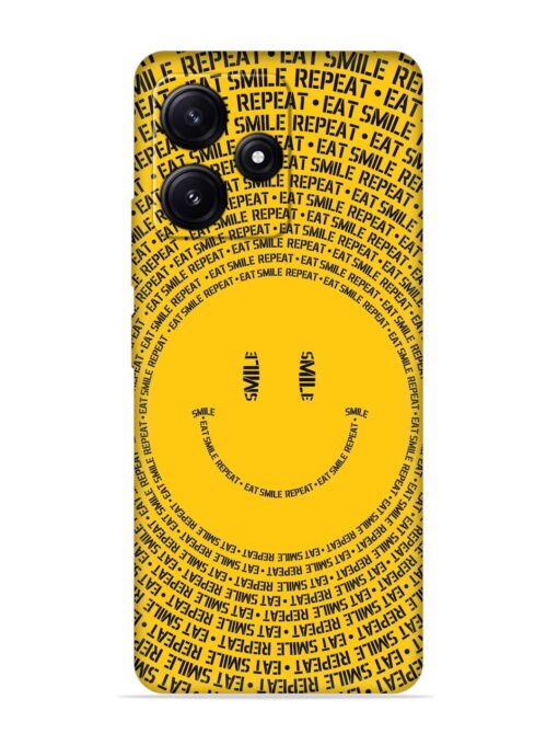 Smiley Embossed Soft Silicone Case for Poco M6 Pro (5G) Zapvi