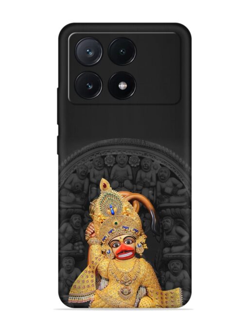 Indian Gold Hanuman Embossed Soft Silicone Case for Poco X6 Pro (5G) Zapvi