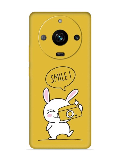 Hey Smile Please Embossed Soft Silicone Case for Realme 11 Pro (5G) Zapvi