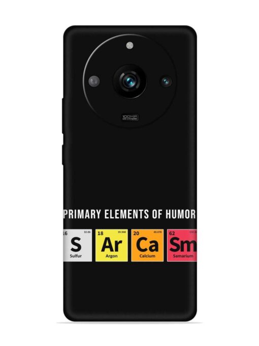 Primary Elements Humor Embossed Soft Silicone Case for Realme 11 Pro (5G) Zapvi