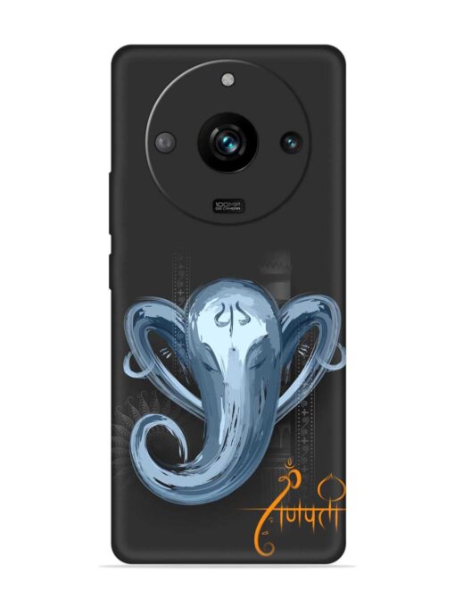 Illustration Lord Ganpati Embossed Soft Silicone Case for Realme 11 Pro (5G) Zapvi