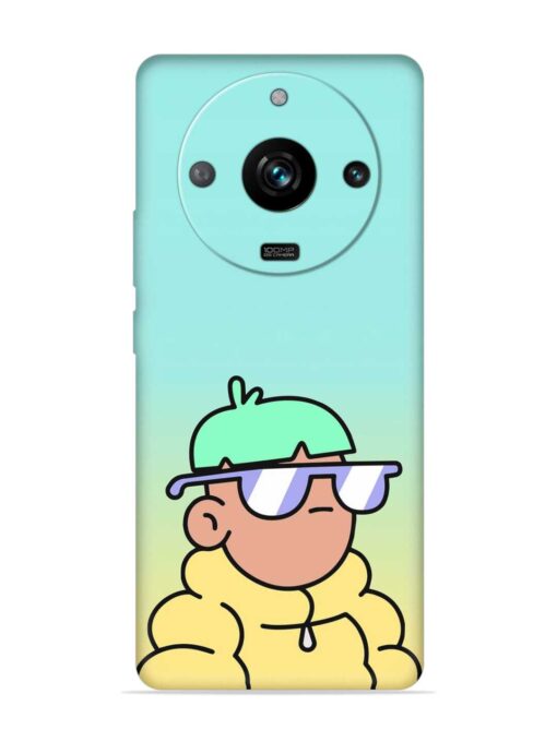 Doodles Cool Character Embossed Soft Silicone Case for Realme 11 Pro (5G) Zapvi