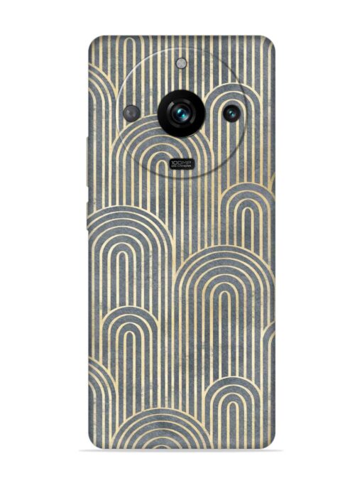 Art Deco Style Embossed Soft Silicone Case for Realme 11 Pro (5G) Zapvi