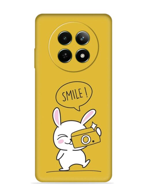 Hey Smile Please Embossed Soft Silicone Case for Realme 12 (5G) Zapvi