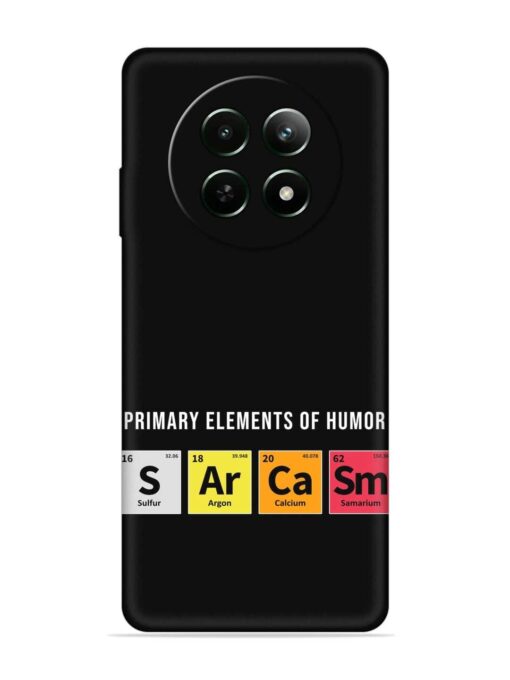 Primary Elements Humor Embossed Soft Silicone Case for Realme 12 (5G) Zapvi