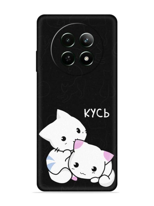 Kycb Cat Embossed Soft Silicone Case for Realme 12 (5G) Zapvi