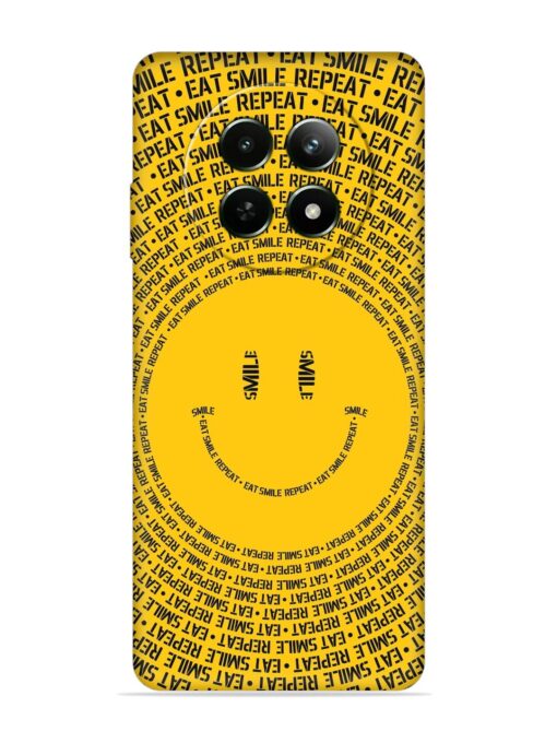 Smiley Embossed Soft Silicone Case for Realme 12 (5G) Zapvi