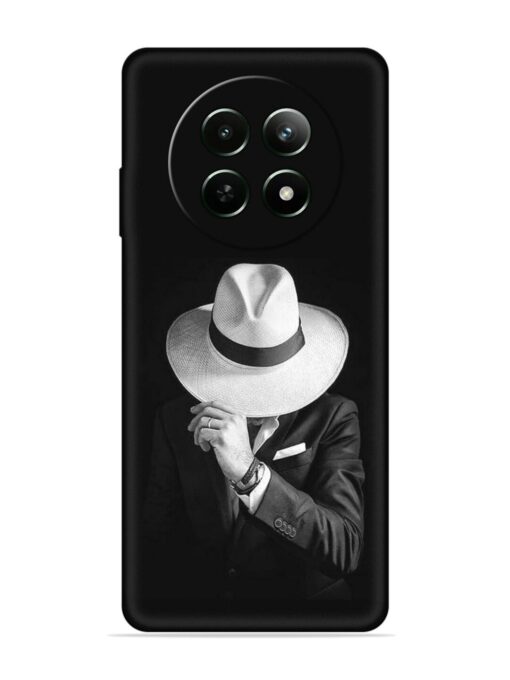 Men Under Hat Embossed Soft Silicone Case for Realme 12 (5G) Zapvi