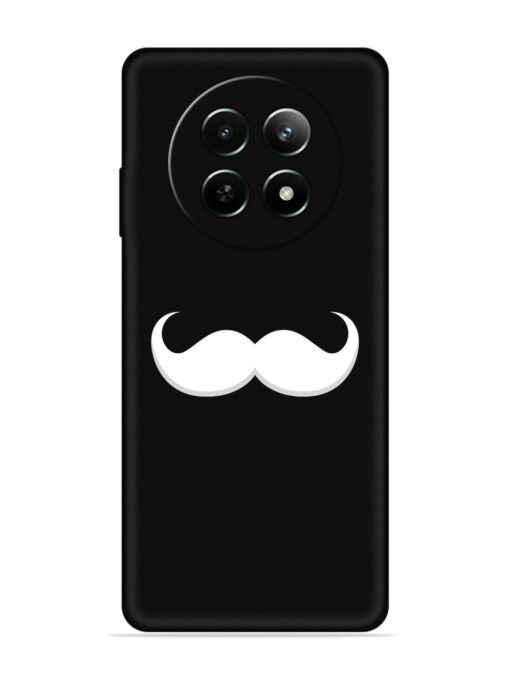 Mustache Vector Embossed Soft Silicone Case for Realme 12 (5G) Zapvi