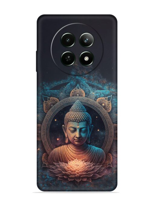 Gautam Buddha Embossed Soft Silicone Case for Realme 12 (5G) Zapvi