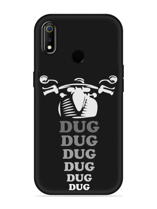 Dug Dug Dug Embossed Soft Silicone Case for Realme 3 Zapvi