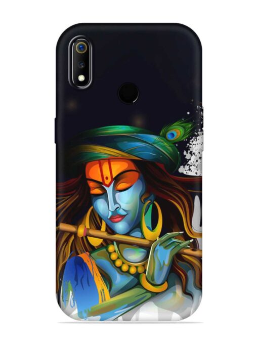 Krishna Art Embossed Soft Silicone Case for Realme 3 Zapvi