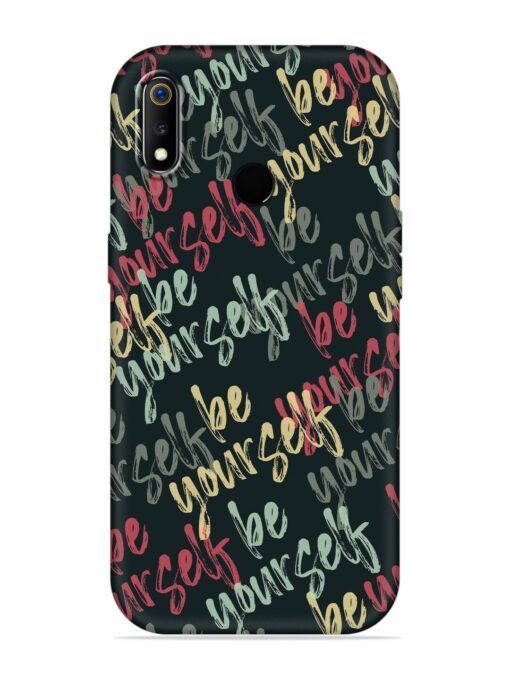 Yourself Seamless Embossed Soft Silicone Case for Realme 3 Zapvi