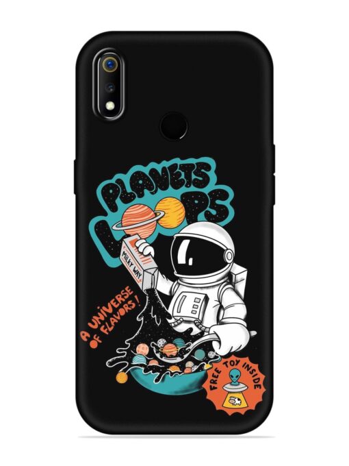 Planets Loop Embossed Soft Silicone Case for Realme 3 Zapvi