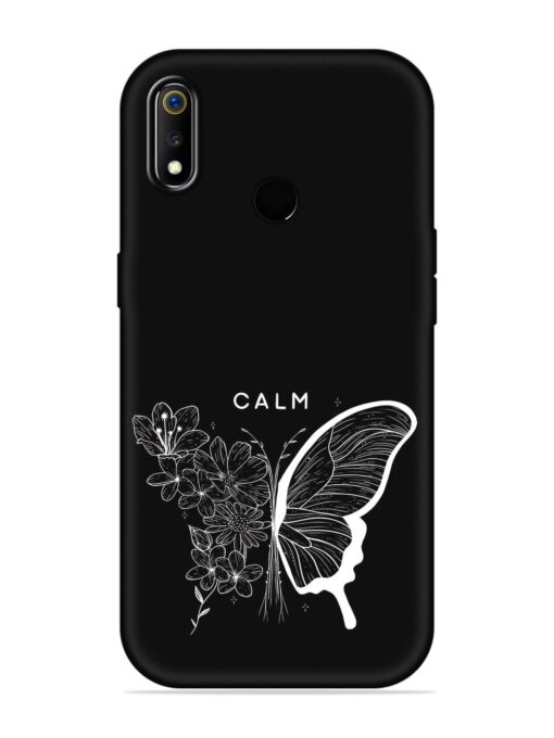 Calm Embossed Soft Silicone Case for Realme 3 Zapvi