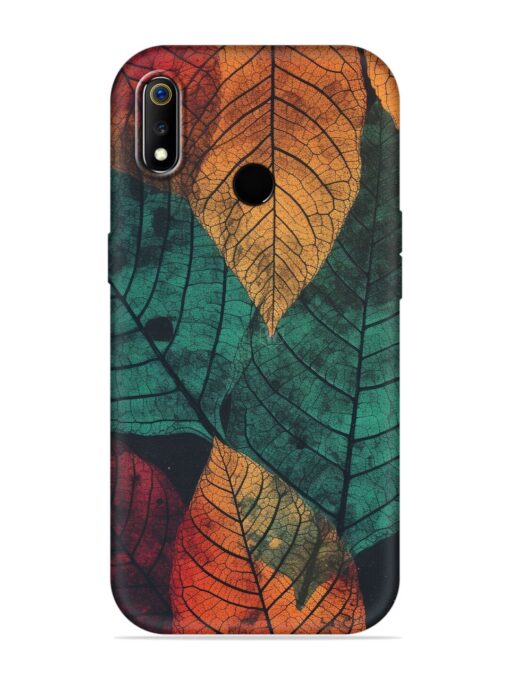 Leaves Artwork Embossed Soft Silicone Case for Realme 3 Zapvi