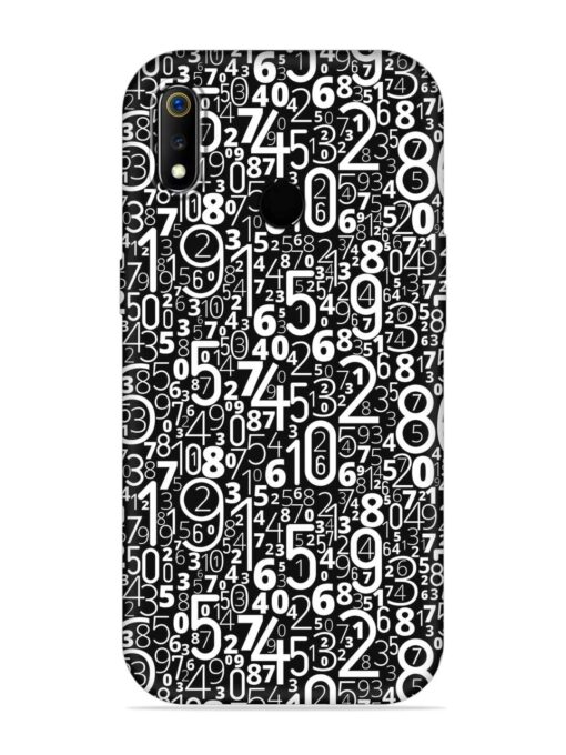 Many Numbers Different Embossed Soft Silicone Case for Realme 3I Zapvi