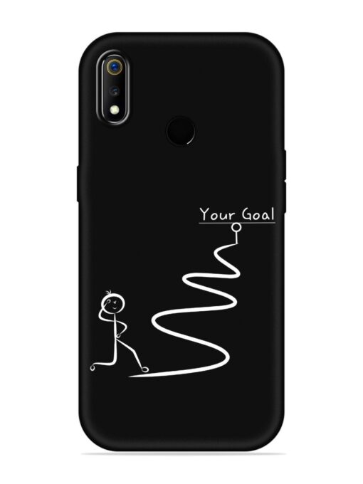 Your Goal Embossed Soft Silicone Case for Realme 3I Zapvi