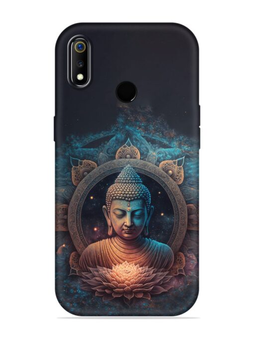 Gautam Buddha Embossed Soft Silicone Case for Realme 3I Zapvi