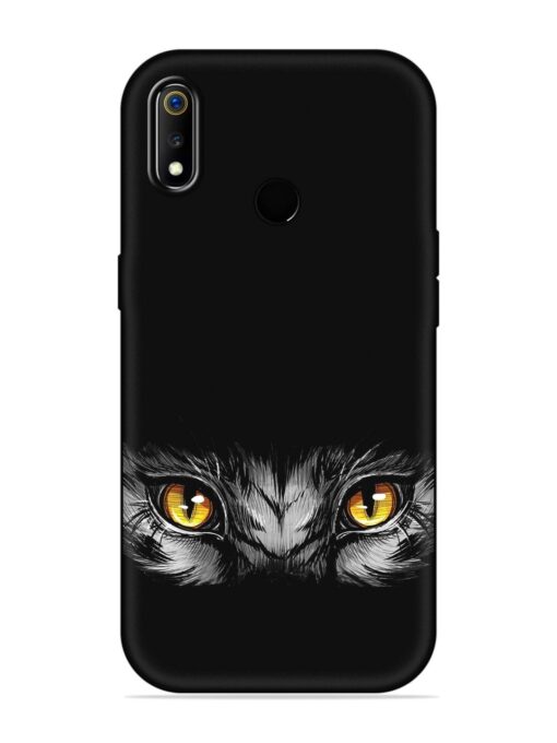 Scary Eye Embossed Soft Silicone Case for Realme 3I Zapvi