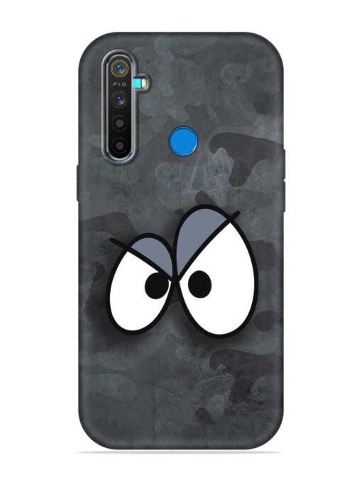 Big Eyes Night Mode Embossed Soft Silicone Case for Realme 5 Pro Zapvi