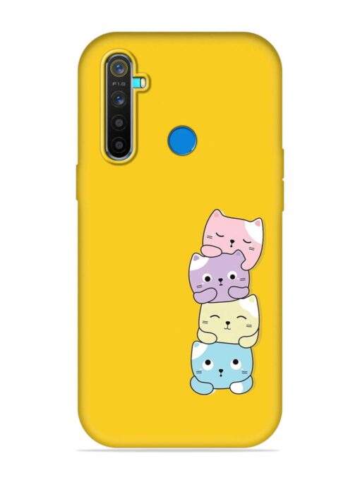 Cartoon Anime Embossed Soft Silicone Case for Realme 5 Pro Zapvi