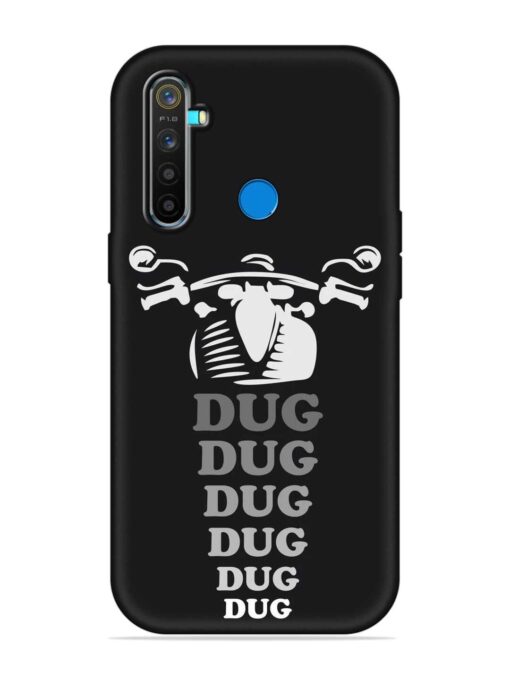 Dug Dug Dug Embossed Soft Silicone Case for Realme 5 Pro Zapvi