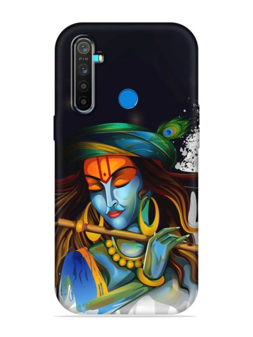 Krishna Art Embossed Soft Silicone Case for Realme 5 Pro Zapvi