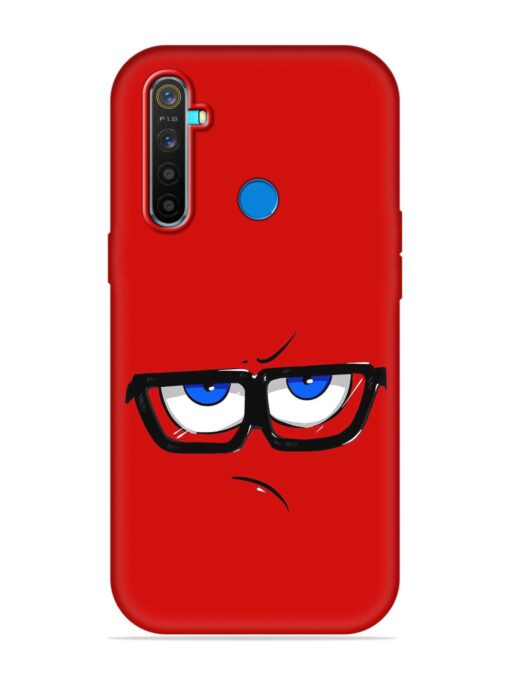 Rad Angry Face Embossed Soft Silicone Case for Realme 5 Pro Zapvi