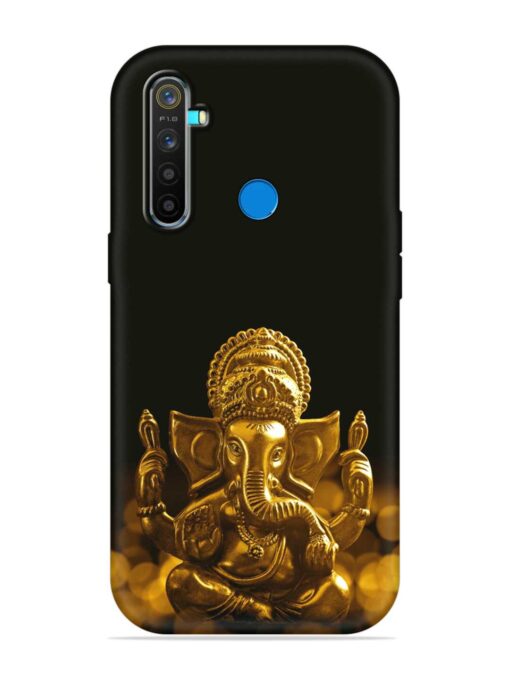 Lord Ganesha Indian Festival Embossed Soft Silicone Case for Realme 5 Pro Zapvi