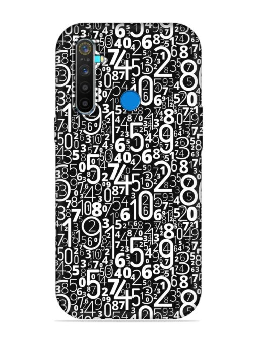 Many Numbers Different Embossed Soft Silicone Case for Realme 5 Pro Zapvi