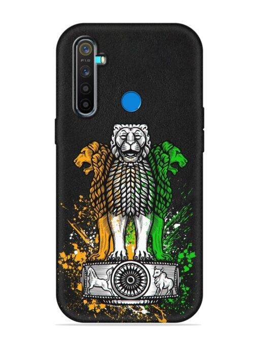 Pillars Of Ashoka Embossed Soft Silicone Case for Realme 5 Pro Zapvi