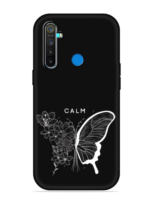 Calm Embossed Soft Silicone Case for Realme 5 Pro Zapvi