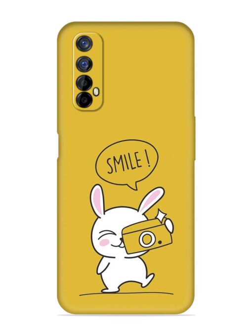 Hey Smile Please Embossed Soft Silicone Case for Realme 7 Zapvi