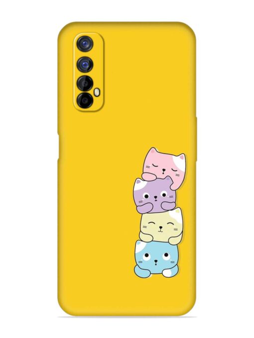 Cartoon Anime Embossed Soft Silicone Case for Realme 7 Zapvi