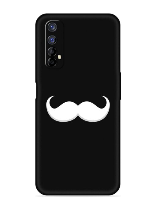 Mustache Vector Embossed Soft Silicone Case for Realme 7 Zapvi