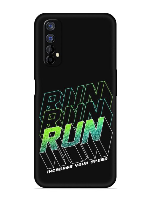 Run Embossed Soft Silicone Case for Realme 7 Zapvi